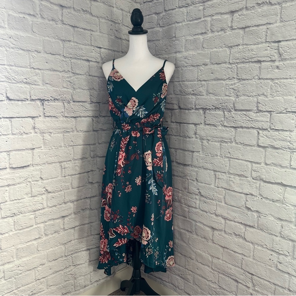 Hello molly FALLING IN STYLE MIDI DRESS FOREST GREEN - Picture 5 of 14